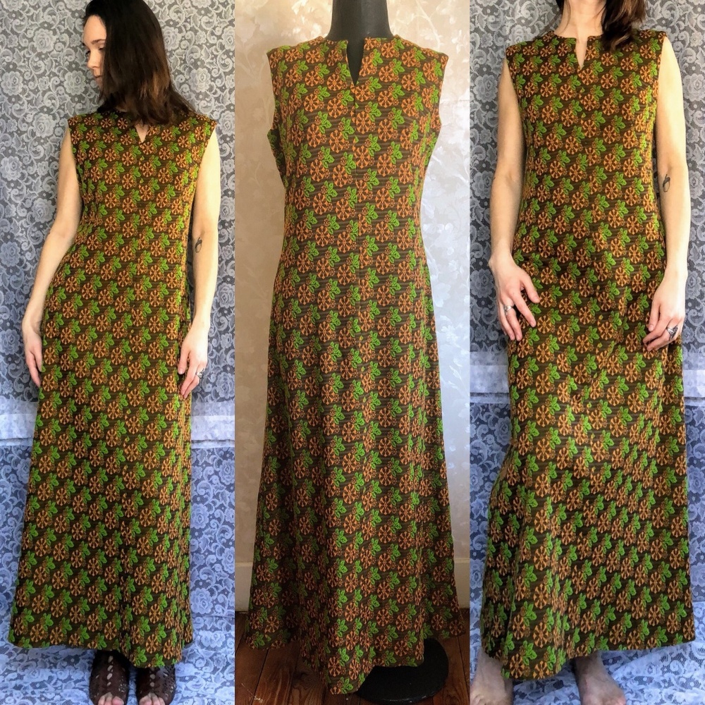 Vintage Maxi Dress Small Medium Large